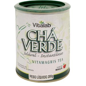 Chá Verde Solúvel 200g Maçã - Vitalab
