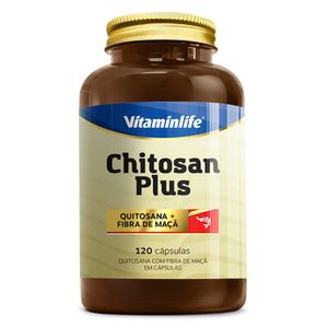 Chitosan Plus (500mg) + Fibras de Maçã 120 Cápsulas - Vitaminlife (VENC. 07/11/2021)