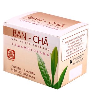 Chá Verde Torrado (BanChá) 15 Sachês - Yamamotoyama