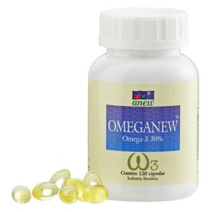 Ômega-3 - Ômeganew (500mg) 120 Cápsulas - Anew