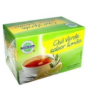 Chá Verde (Sabor Limão) 15 Sachês  - Panizza