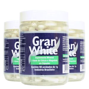 Kit 3x Gran White - Huesos y Articulaciones - 90 Cápsulas