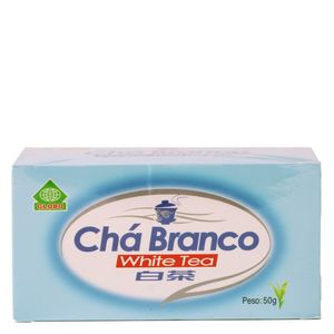 Chá Branco White Tea 50g (25 Sachês de 2g) Importado Fujian