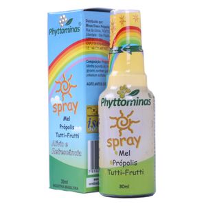 Spray Kids de Própolis sabor Tutti-Frutti 30ml - Minasgreen