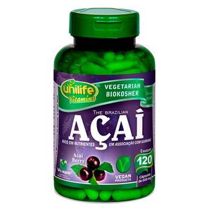 Acai (500mg) 120 Cápsulas Vegetarianas - Unilife