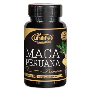 Maca Peruana Premium (550mg) 60 Cápsulas Vegetarianas - Unilife