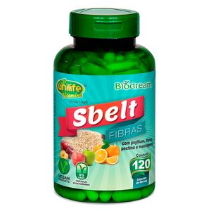 Fibras - Sbelt Fibra (500mg) 120 Cápsulas Vegetarianas - Unilife