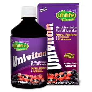 Univiton Líquido Sabor Guaraná y Acai 500ml - Unilife