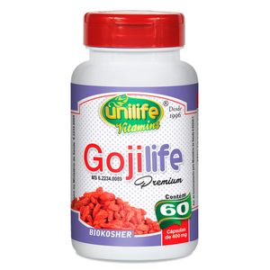 Goji Life Premium (400mg) 60 Cápsulas - Unilife