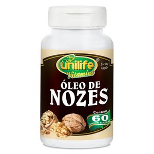 Óleo de Nozes (1200mg) 60 Cápsulas - Unilife