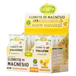 Cloreto de Magnésio PA Sabor Maracujá 20 sachês de 33g cada - Unilife