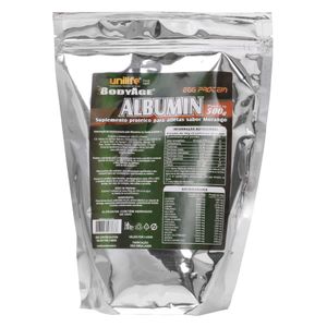 Albúmina - Proteína De Clara De Huevo Albúmina Proteína De Huevo Sabor Fresa 500g - Unilife