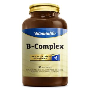 Complexo B (B Complex) 90 Cápsulas - Vitaminlife