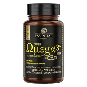 Super Ômega 3 TG (500mg) 120 Cápsulas - Essential Nutrition