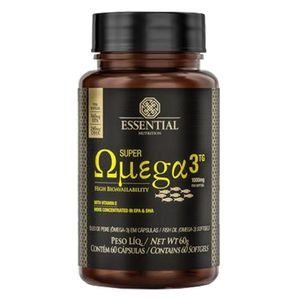 Super Ômega 3 TG (1000mg) 60 Cápsulas - Essential Nutrition