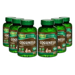 Kit 6x Cogumelo (400mg) 120 Cápsulas Vegetarianas - Unilife