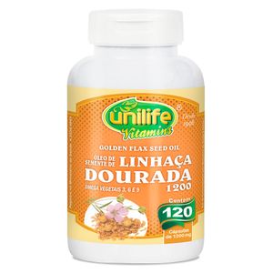 Aceite de Linaza Dorada (1200mg) 120 Cápsulas - Unilife
