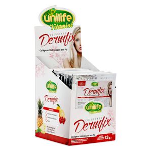 Dermfix Colágeno Hidrolizado de Naranja con Acerola 15 Sobres 12g - Unilife