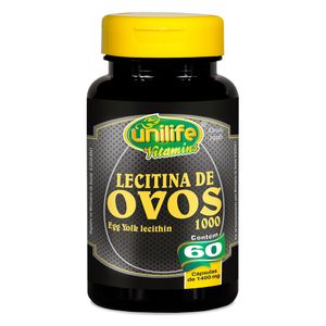 Lecitina de Huevo (1400mg) Lecitina 60 Cápsulas - Unilife