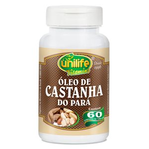 Óleo de Castanha do Pará 60 Cápsulas - Unilife