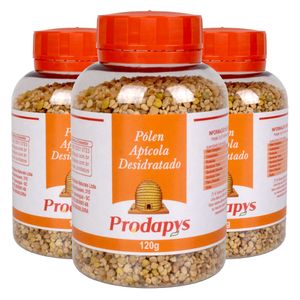 Kit 3x Pólen Apícola Desidratado 120g - Prodapys