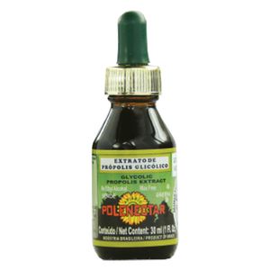Extrato de Própolis Glicólico 20% Extrato Seco Wax Free 40 Sem Álcool 30ml - Polenectar