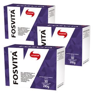 Kit 3x Fosvita 30 Sachês 7g - Vitafor