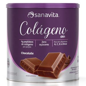 Colágeno Skin Chocolate 300g - Sanavita