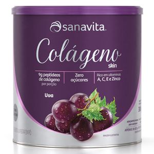 Colágeno Skin Uva 300g - Sanavita