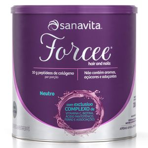 Forcee Hair and Nails Neutro 330g - Sanavita