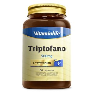 Triptofano (500mg) L-Tryptophan 60 Cápsulas - Vitaminlife