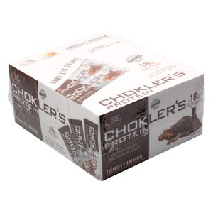 Kit 12x Chokler's Protein Caramelo e Amendoim (60g) Display 720g - Mix Nutri