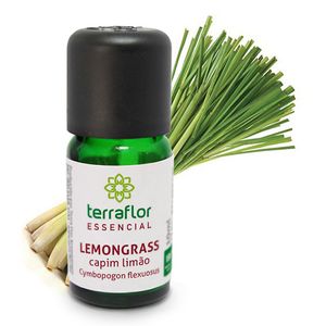 Óleo Essencial Lemongrass 10ml - Terra Flor