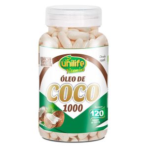 Óleo de Coco Desodorizado (1000mg) 120 Cápsulas - Unilife