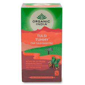 Chá Tulsi Tummy Digestão 25 Sachê (45g) - Organic India