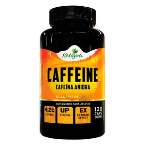 Caffeine - Café Anidra (500mg) 120 Cápsulas Vegetarianas - Katiguá
