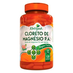 Cloreto de Magnésio PA 120 Cápsulas Vegetarianas - Katiguá