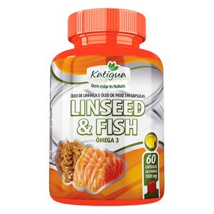 Lino y Pescado - Lino y Pescado (1000mg) 60 Cápsulas - Katiguá