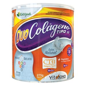 Duo Colágeno Tipo 2 Sabor Natural 275g - Katiguá (Venc. 30/06/2022)