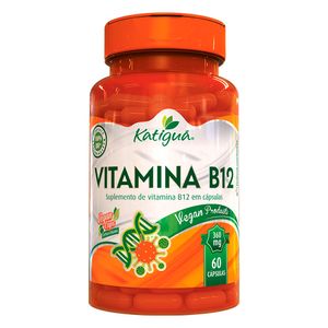 Vitamina B12 (360mg) 60 Cápsulas Vegetarianas - Katiguá