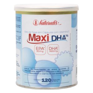 Maxi DHA 700 (1000mg) 120 Cápsulas - Naturalis