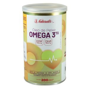Óleo de Peixe Ômega-3 (1000mg) 200 Cápsulas - Naturalis