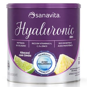 Hyaluronic Skin Sabor Abacaxi com Limão 300g - Sanavita