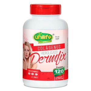 Colágeno Hidrolisado Dermfix (450mg) 120 Cápsulas - Unilife