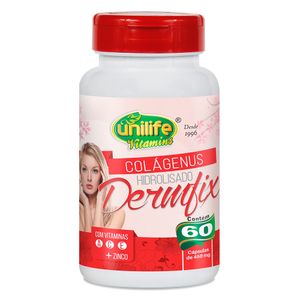 Colágeno Hidrolisado Dermfix (450mg) 60 Cápsulas - Unilife