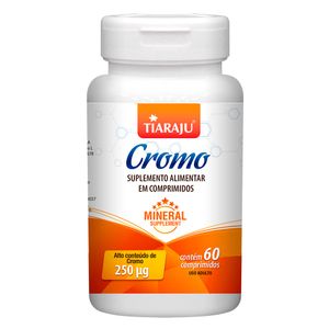 Cromo (250mcg) 60 Comprimidos - Tiarajú