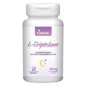 L-Triptofano (300mg) 60 Cápsulas - Tiarajú