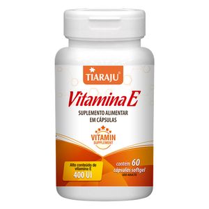 Vitamina E (400UI) 60 Cápsulas - Tiarajú