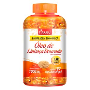 Aceite de Linaza Dorada (1000mg) 180+30 Cápsulas - Tiaraju