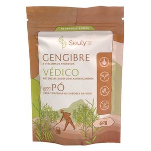 Gengibre Védico em Pó 60g - Souly